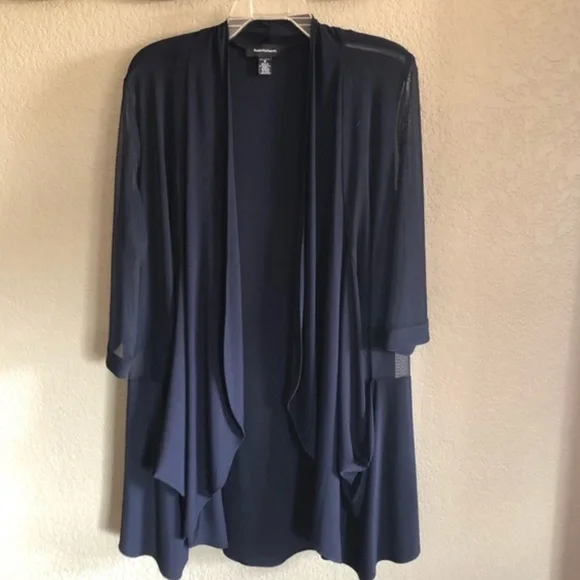 JM Richard’s Cardigan Jacket – Sheer 3/4 Sleeves – Size 12 - Picture 3 of 6